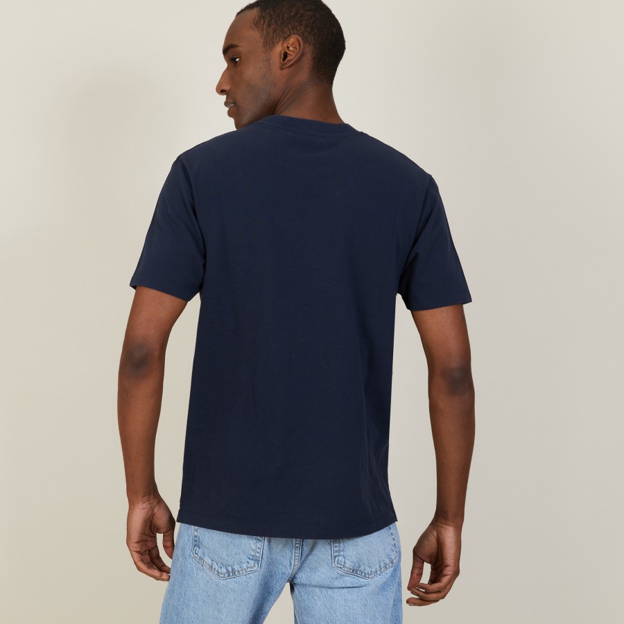 T-shirt en coton avec logo - Bahut 7240 marine - 05 Bleu marine