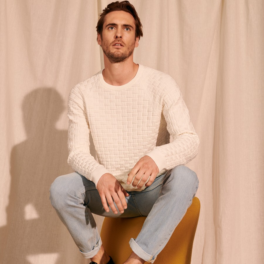 Organic cotton raglan sleeve sweater - Pepino