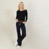 Pull ras du cou femme Bourse 6191 Clochette - 16 Violet clair