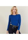 Pull ras du cou femme Bourse 6191 Clochette - 16 Violet clair