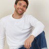 Pull col rond en coton - Balboa 6851 maquis - 83 Kaki