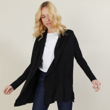 Gilet en laine et viscose - Agatha 6114 Récif - 81 Gris pale