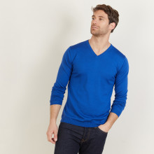 Merino Wool V-neck sweater Enricke