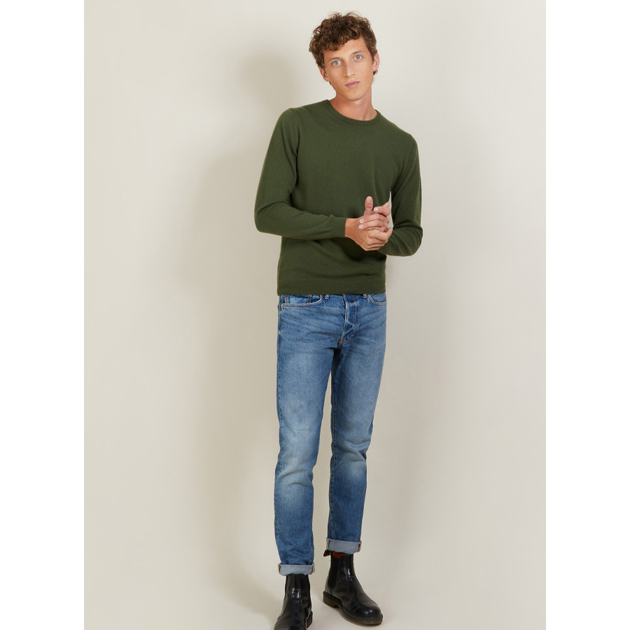 Round-neck cashmere sweater-BENOIT