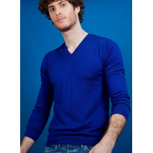 V-neck wool sweater - Badyss