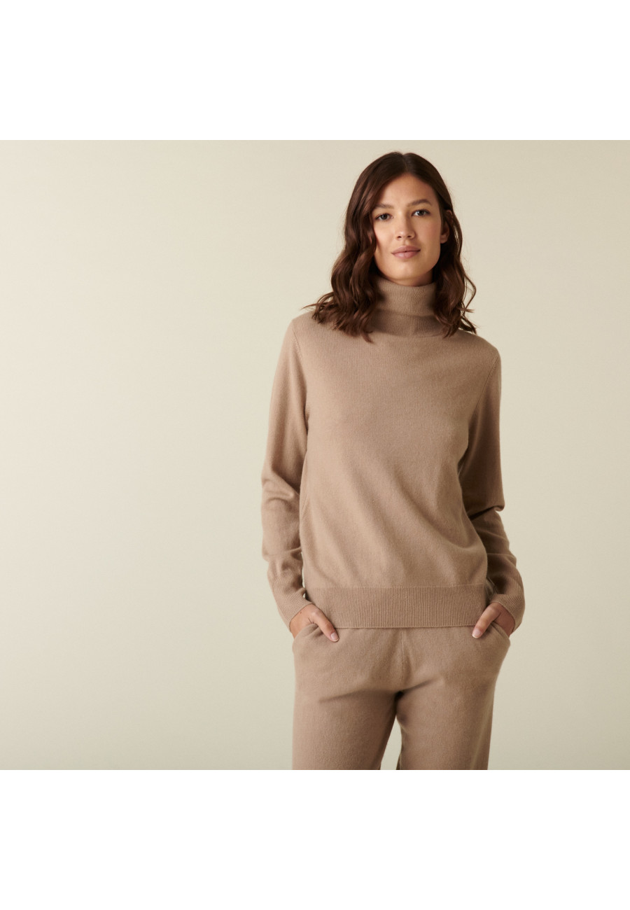 Pull col roulé en cachemire - Anabelle