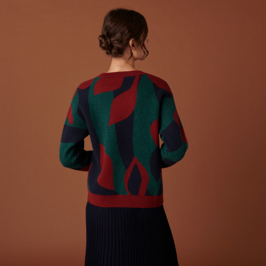 Maison Montagut round neck cashmere sweater - Caroline