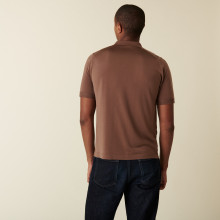 Fil Lumière polo shirt with geometric patterns - Dann
