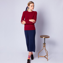Round neck cashmere sweater - Evana