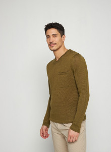 Linen turtleneck sweater - Rubin