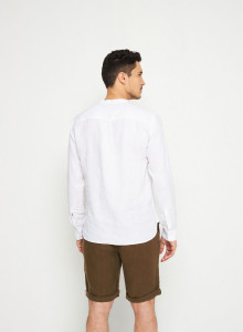Linen shirt with tunisian collar - Romeo