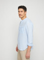 Linen shirt with tunisian collar - Romeo