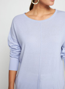 Light cashmere round neck sweater - Soraya