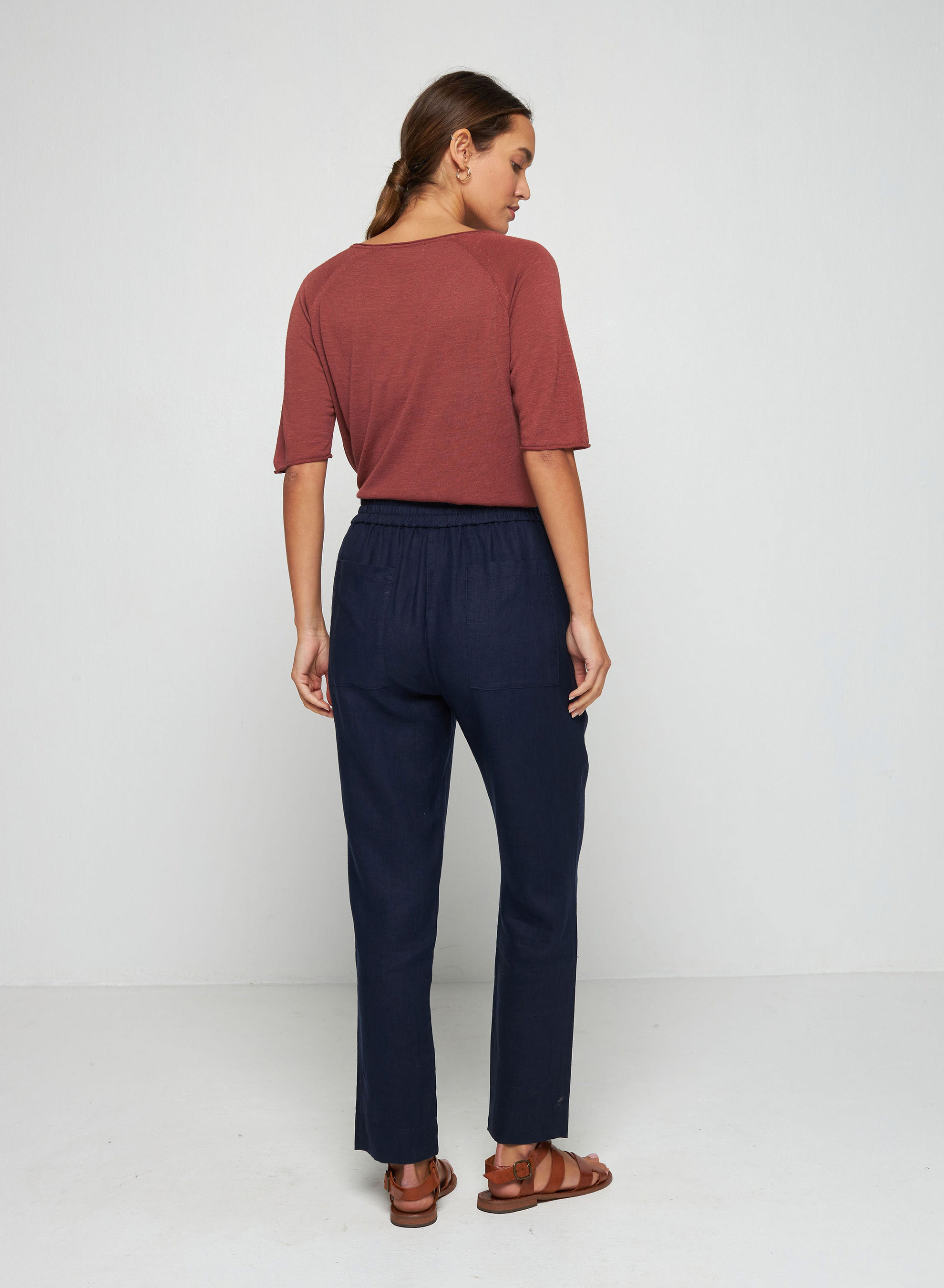 Buy Womens Linen Casual Trousers Online  Next UK