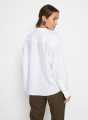 Chemise manches longues chaine en lin - Tonya 7600 blanc - 02 Blanc