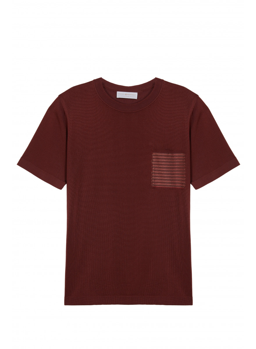 Fil Lumiere T-Shirt with patch pocket - Rome