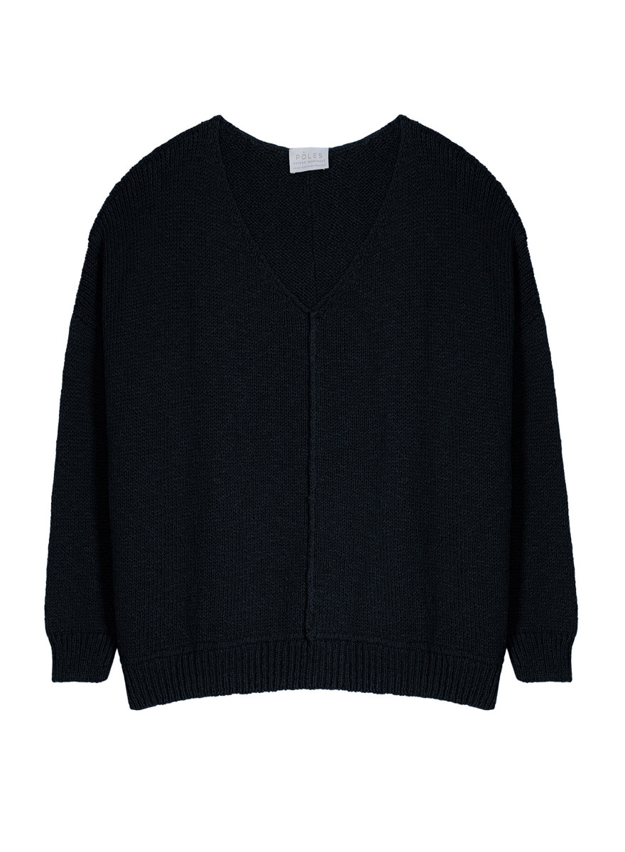 Pull ample coton et lin - Nathalie