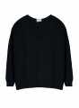 Pull ample coton et lin - Thalie  7640 marine - 05 Bleu marine