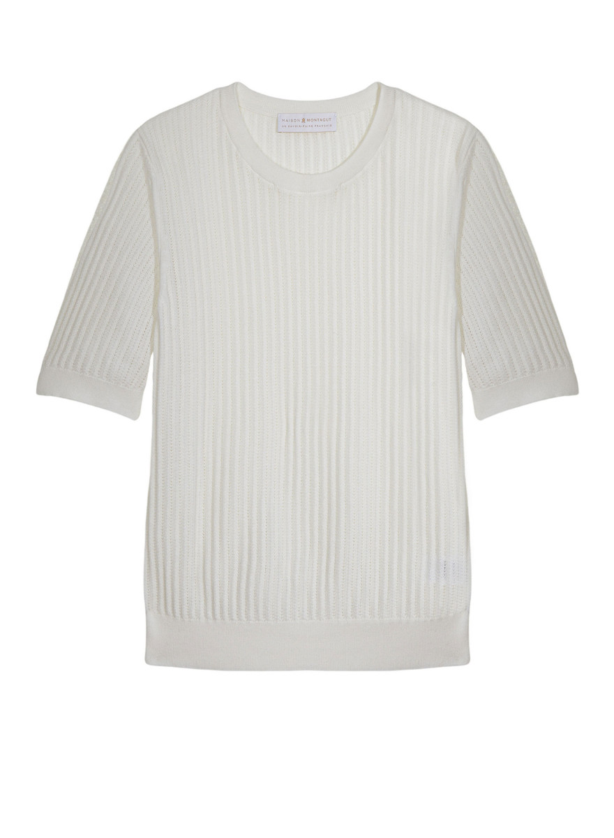 T-shirt round neck in organic cotton - Sidonie