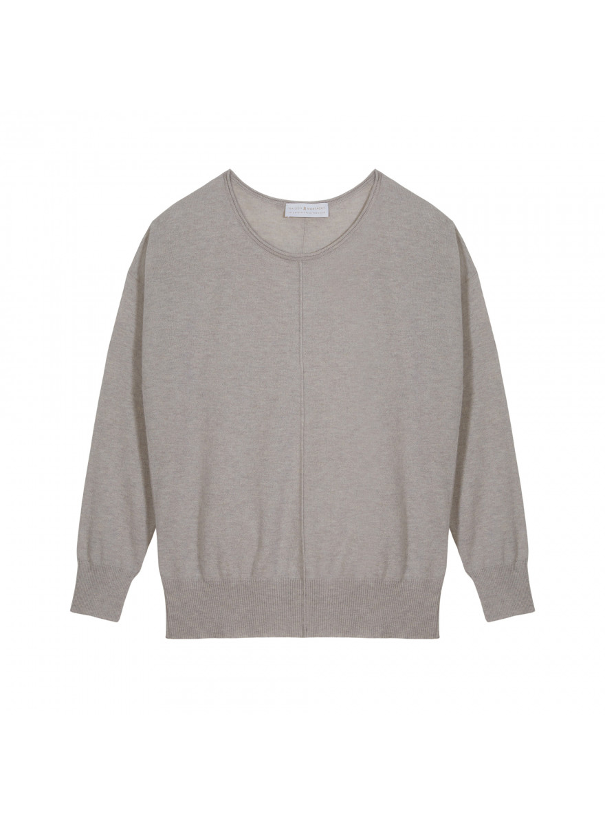 Light cashmere round neck sweater - Soraya