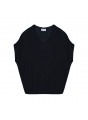 T-shirt manche chauve-souris en lin flammé - Tarra 7640 marine - 05 Bleu marine