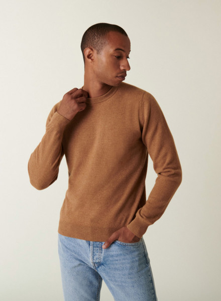Round-neck cashmere sweater - Evain