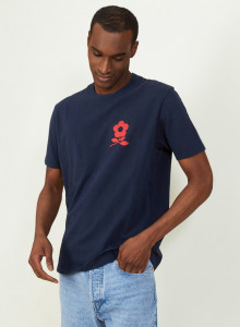T-shirt en coton avec logo - Bahut 7240 marine - 05 Bleu marine