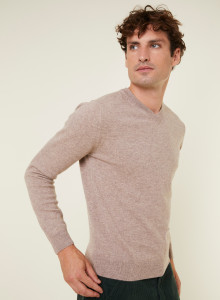 Cashmere V-neck sweater - Evann