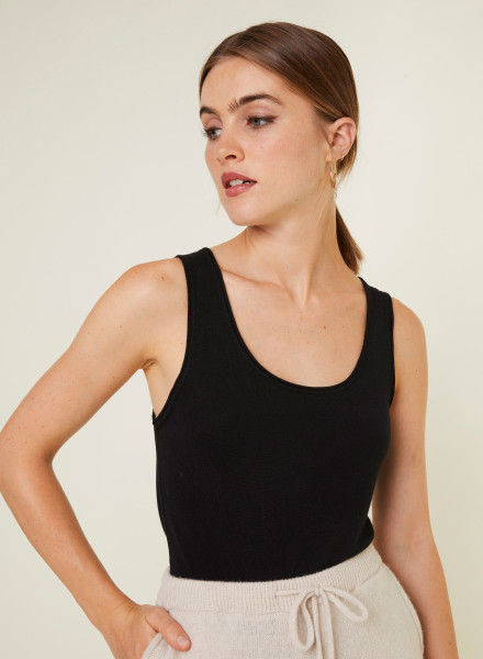 Bamboo cashmere tank top - Aetim