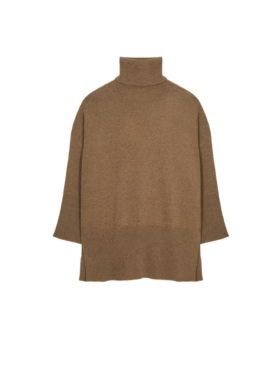 Long loose sweater in wool and cashmere - Galicia