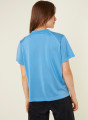 Chemisier manches courtes à motifs - Eloise 0996 lac - 04 Bleu clair