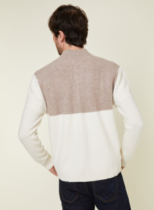 4-ply cashmere buttoned jacket with pockets - Farell
