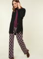 Button-down jacket with merino wool pockets - Giselle