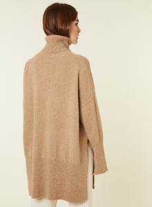 Long loose sweater in wool and cashmere - Galicia