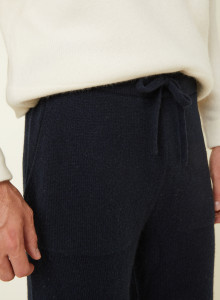 Pants with pockets in wool and cashmere - Fabri