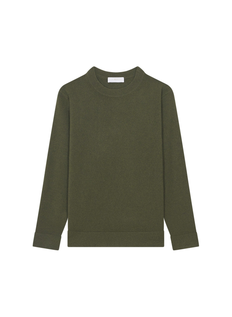 Wool and cashmere round neck sweater - Fado
