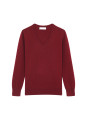 Pull col V en cachemire - Abel 7852 celadon - 94 Vert amande