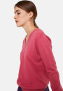 Pull col V en cachemire - Abel 7852 celadon - 94 Vert amande