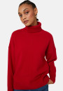 Turtleneck sweater with cashmere slits - Adena