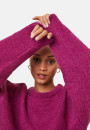 Pull ample bicolore en mohair - Gaby