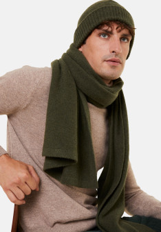 Unisex scarf in recycled cashmere and wool - Gabrias