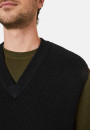 Pull col V sans manches en laine mérinos - Felipe