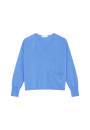 Pull court en cachemire avec poche - Balba 7870 ecureuil - 92 Rouille