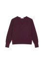 Pull court en cachemire avec poche - Balba 7870 ecureuil - 92 Rouille
