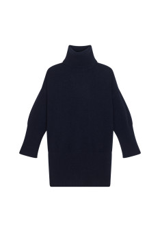 Long loose sweater in wool and cashmere - Galicia