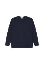 Pull ample col rond en laine mérinos - Guerande 7850 foret - 83 Kaki