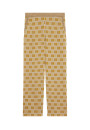 Pantalon à motifs en laine mérinos - Gill 7905 camel/soleil/ecru - 15 Orange