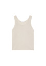 Débardeur en bambou cachemire maille fine - Aetim 7823 sable - 12 Beige clair
