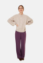 Flecked wool-blend crew-neck sweater - Laetitia