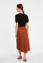 Long flared skirt in cotton - Meredith